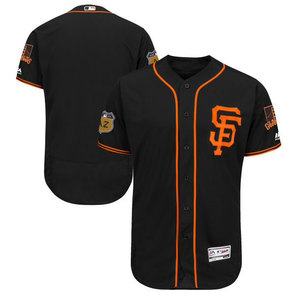 2017 MLB San Francisco Giants Blank Black Jerseys->san francisco giants->MLB Jersey